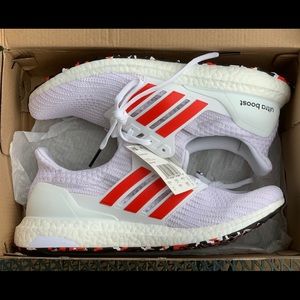 Adidas Ultra Boost 4.0 Red Stripes NWT